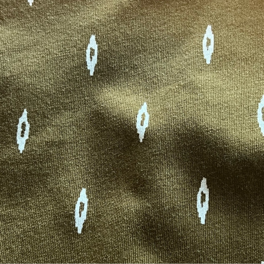 Garnet Hill Easy Cap-Sleeve Knit Maxi Dress, organic, moss-green, size L, NWOT - Picture 11 of 13